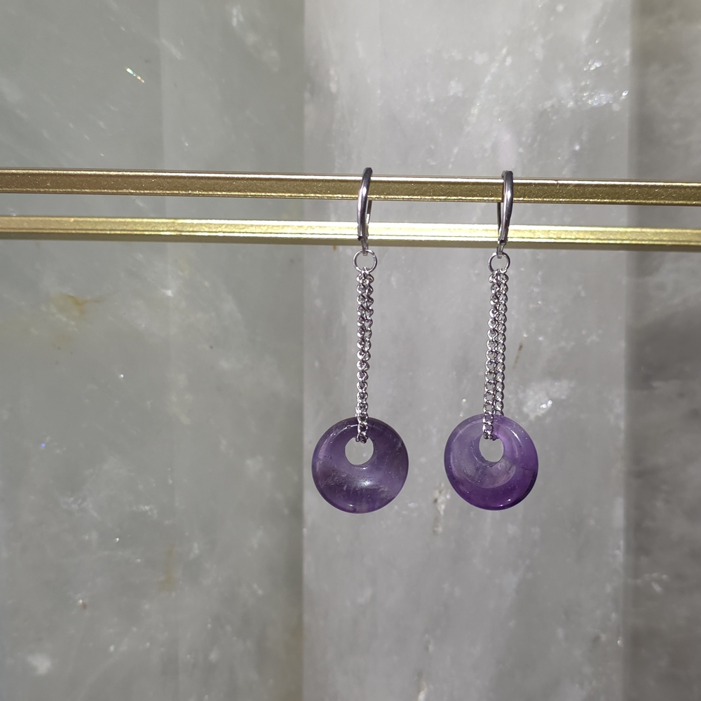Amethyst Dangle Earrings